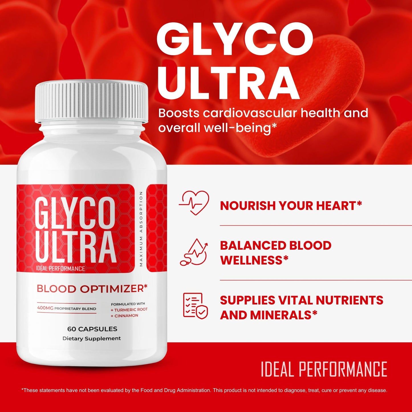 IDEAL PERFORMANCE Glyco Ultra Capsule 6 Count