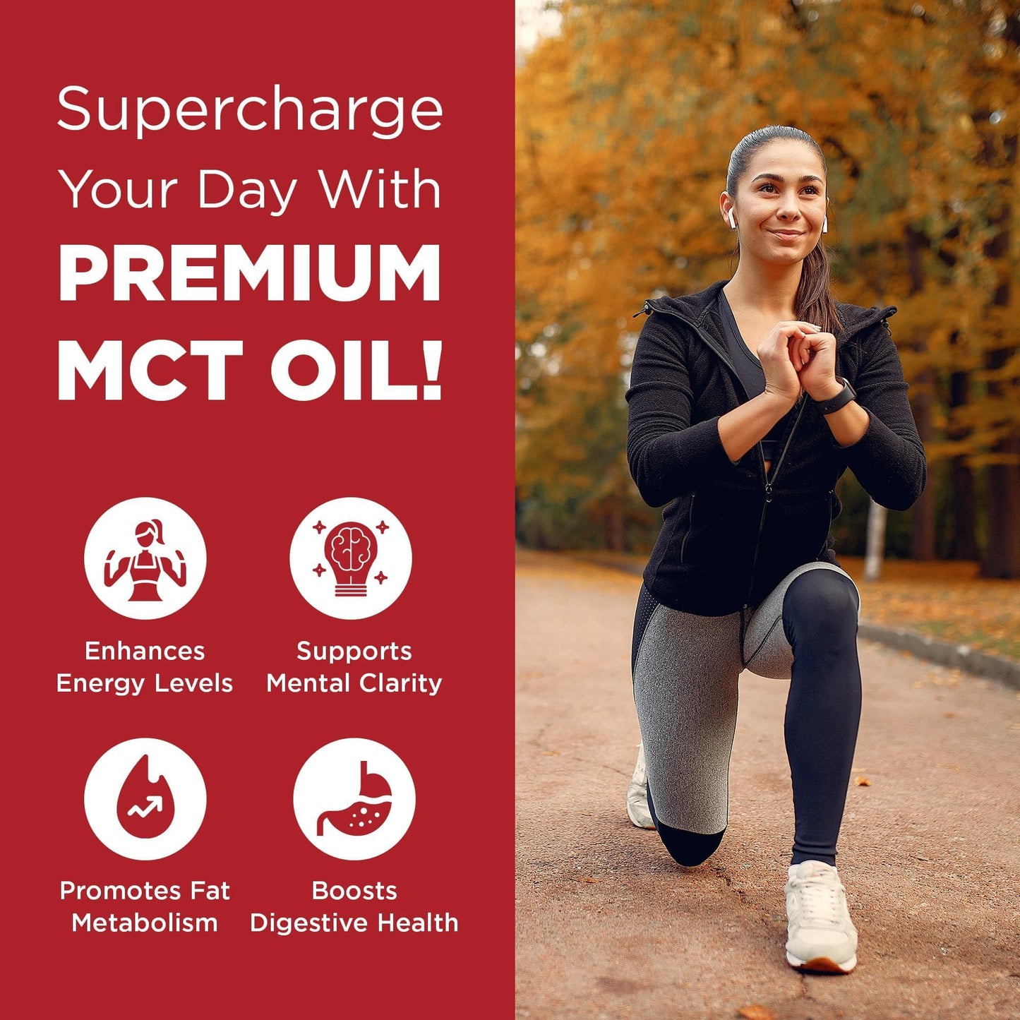 KEN MCT Oil 3600mg Softgel 1 Count