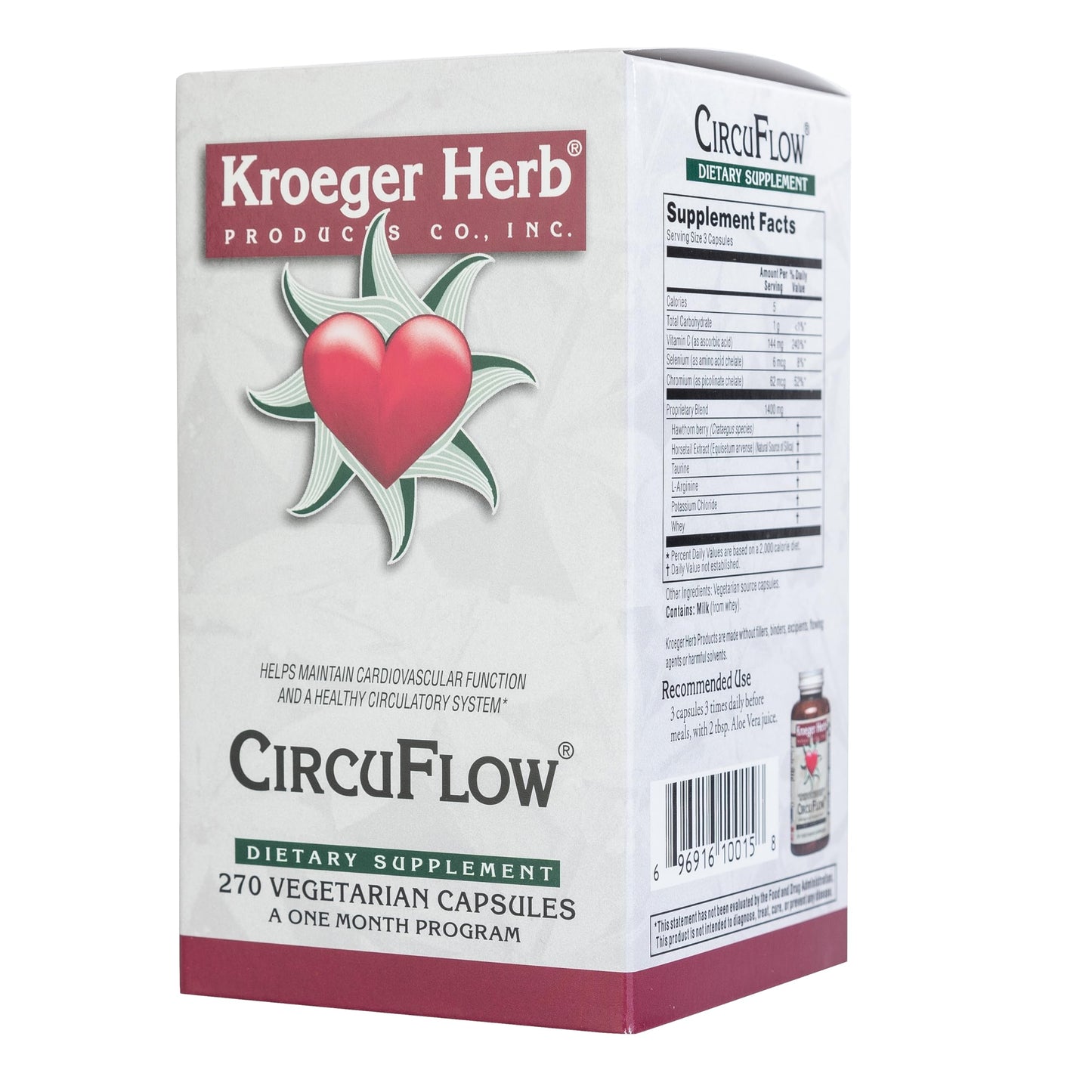 Kroeger Herb Products Circu Flow 270 Capsules