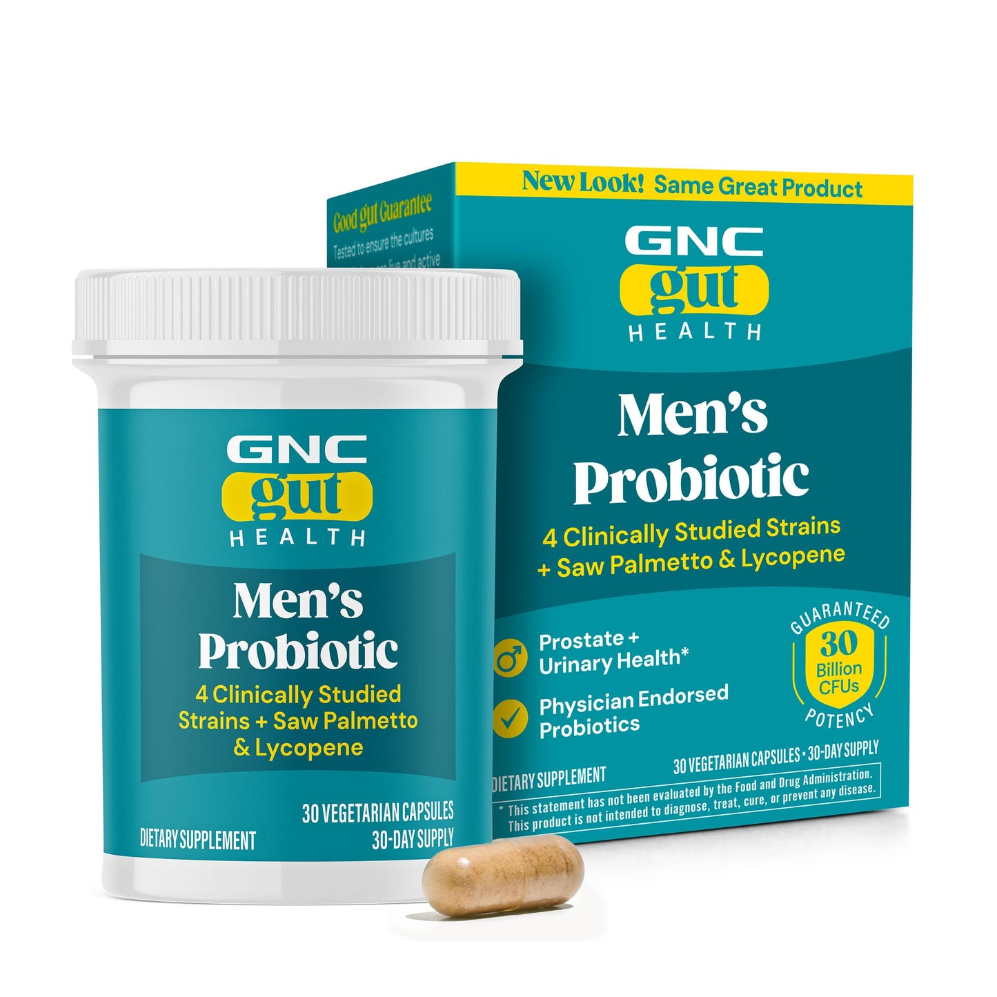 GNC Probiotic Solutions Men's Capsules 30 Count