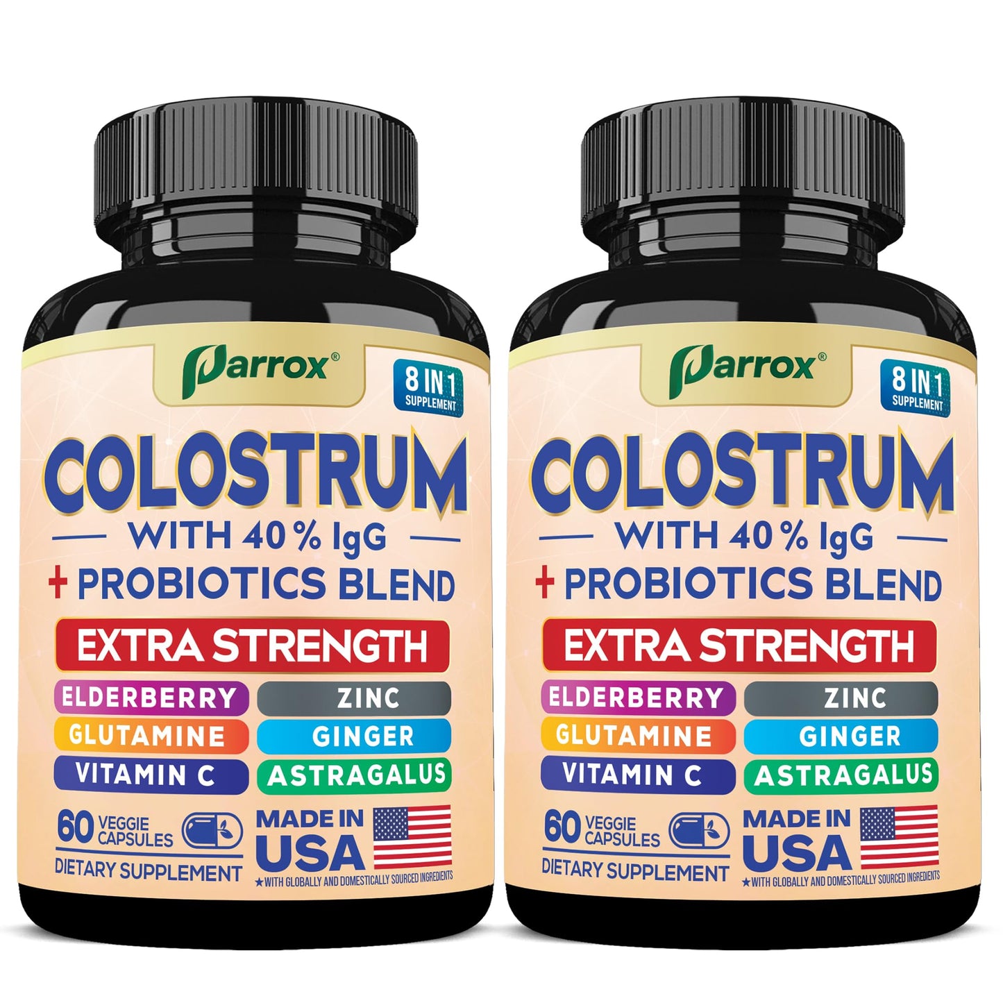 Parrox Colostrum Supplement Capsules 120 Capsules