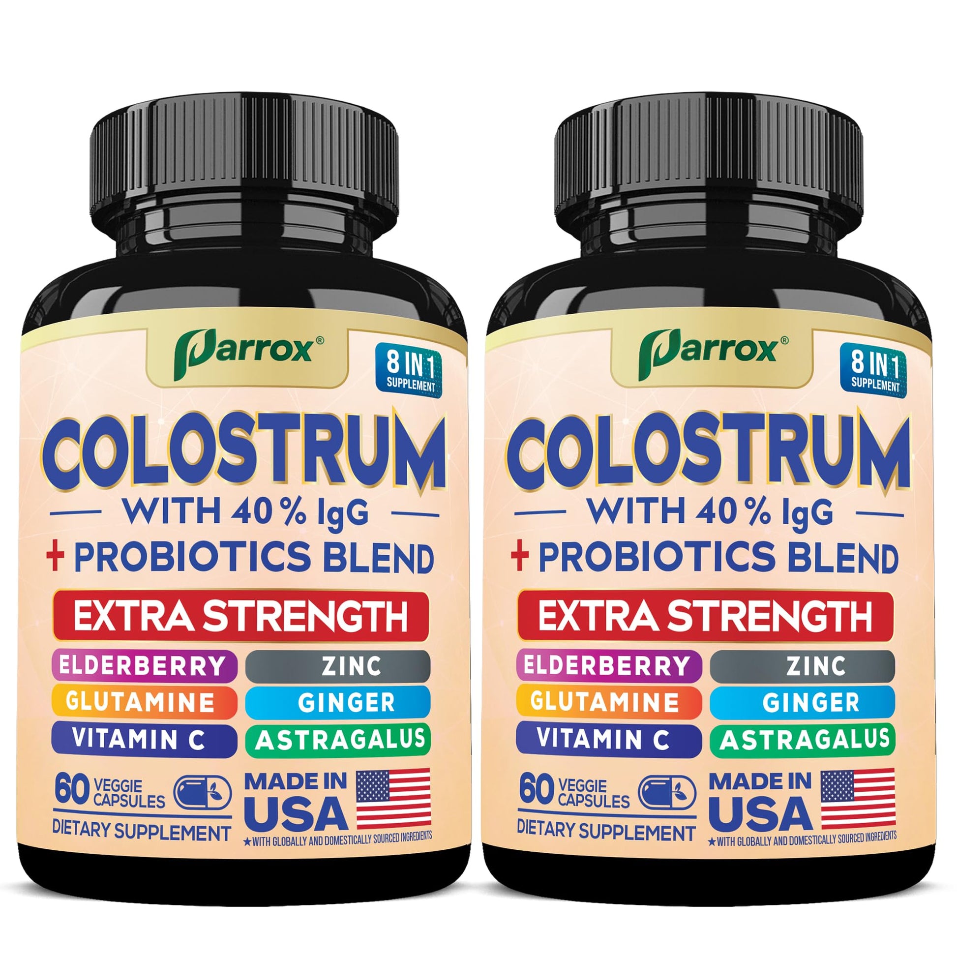 Parrox Colostrum Supplement Capsules 120 Capsules