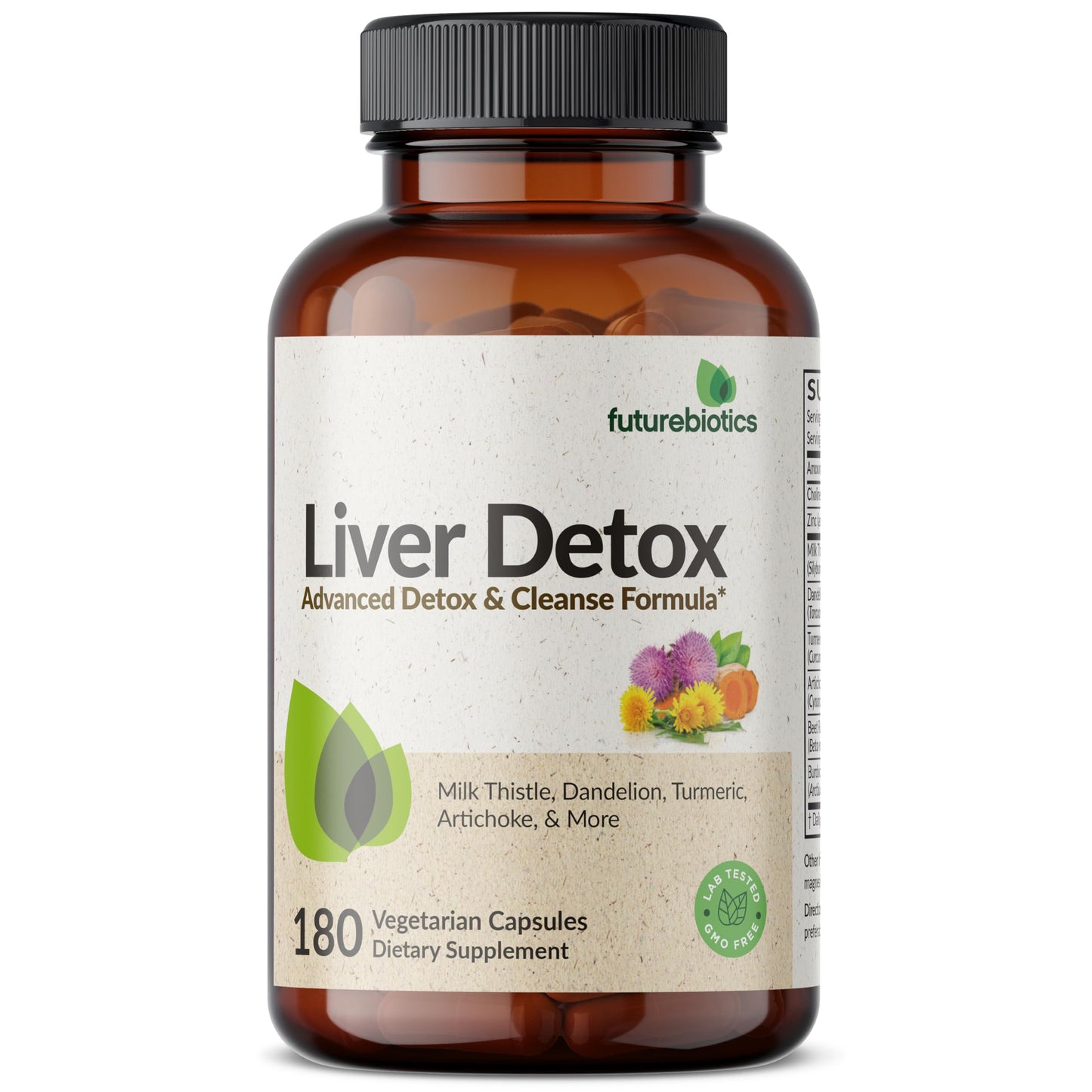Futurebiotics Liver Detox Advanced Detox & Cleanse Formula Capsules, 180