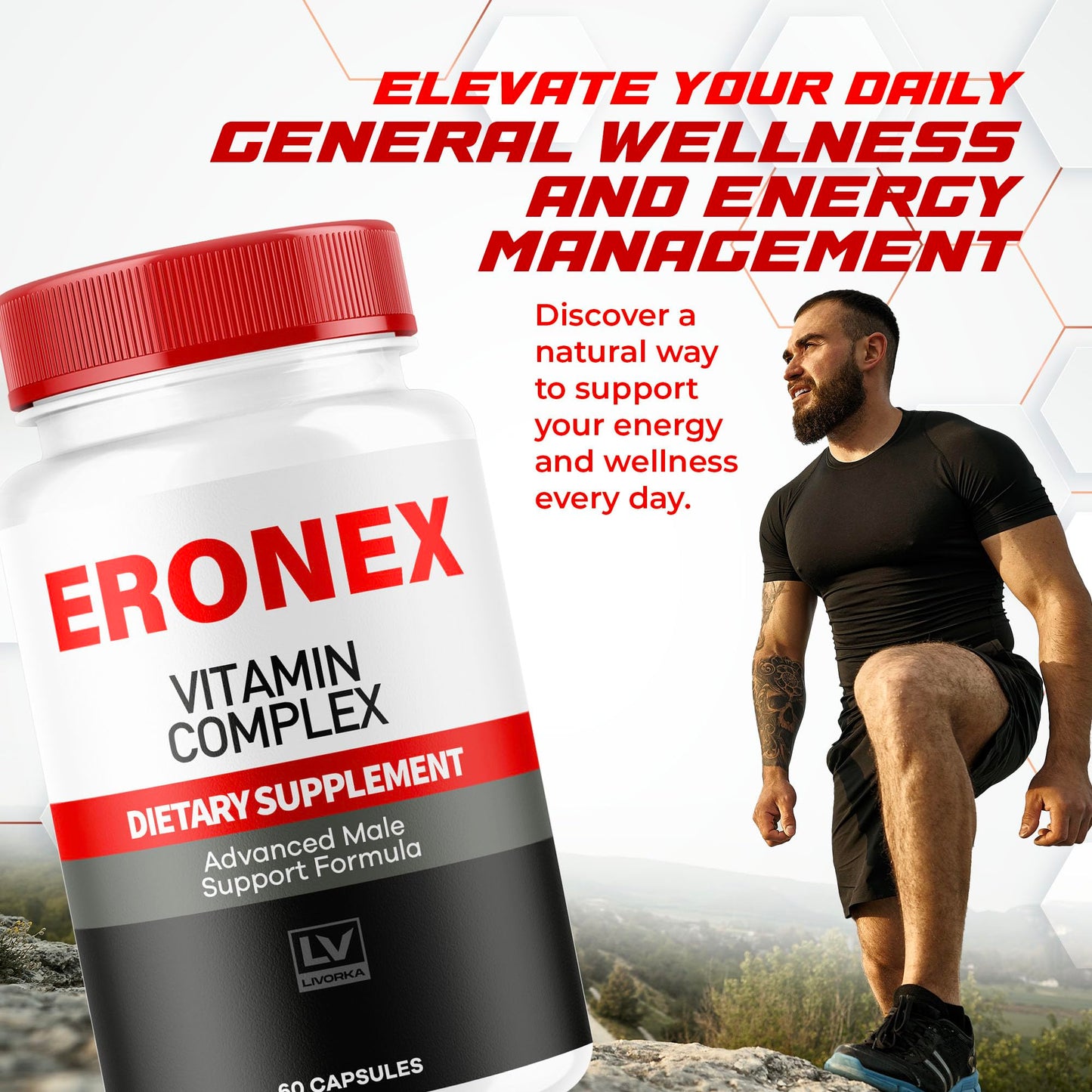 LIVORKA Eronex Vitamin Complex Capsules, 60 Capsules