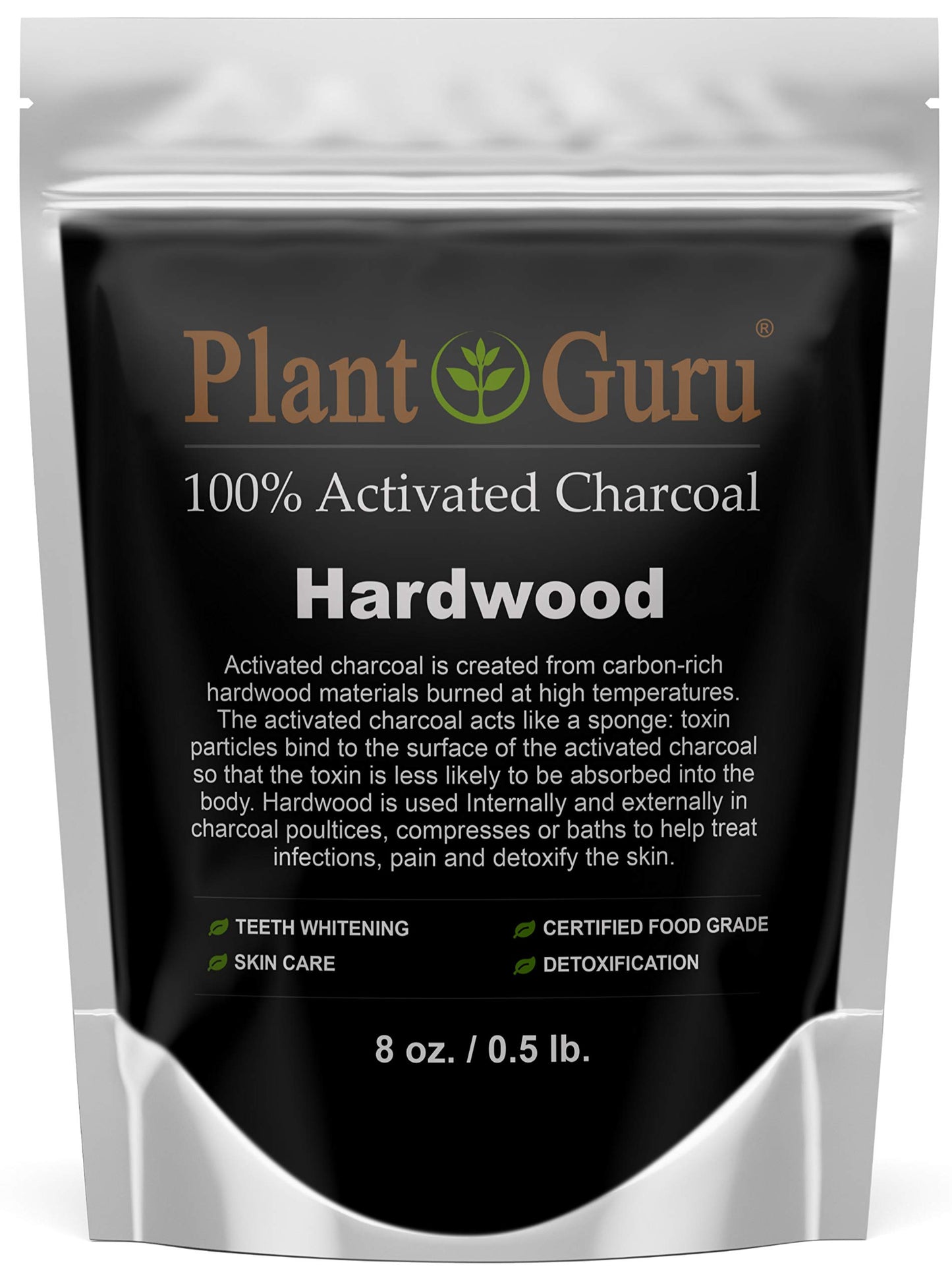 Plant Guru Activated Charcoal Powder 8 oz