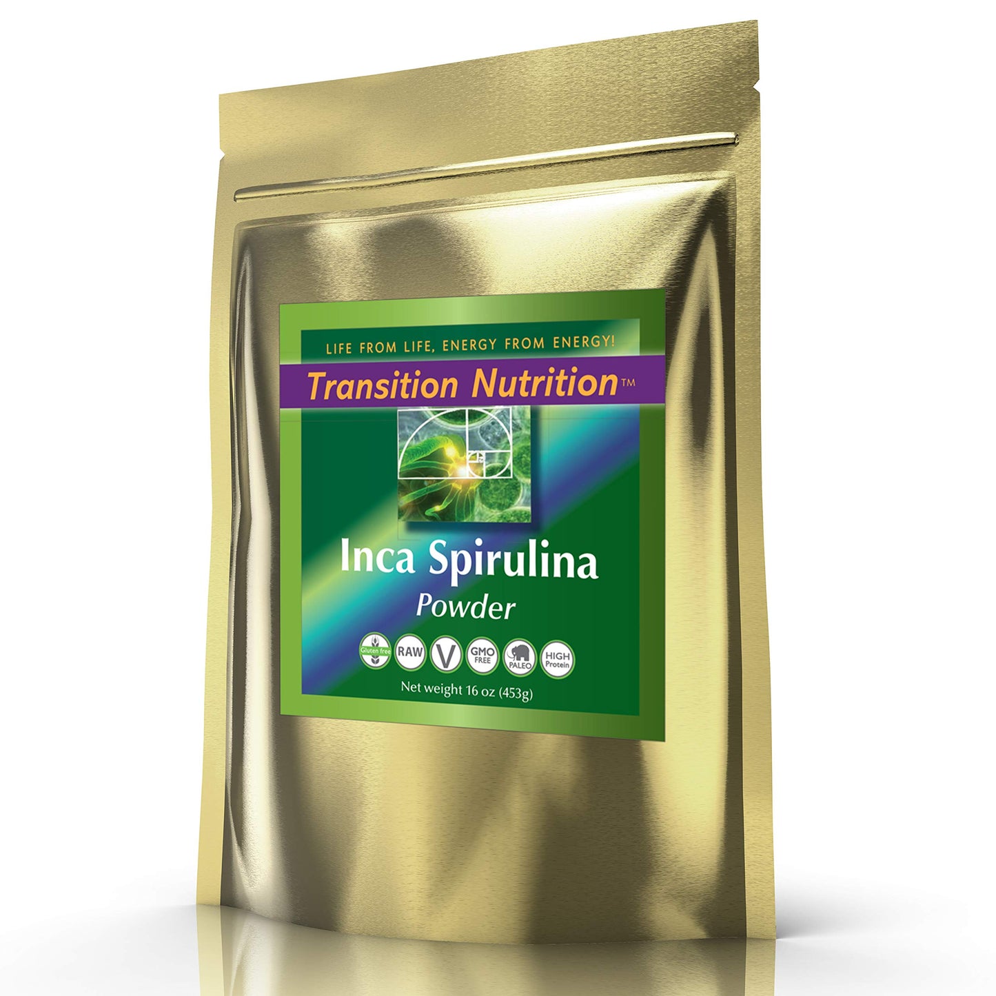 Divine Organics Spirulina Powder 16 oz