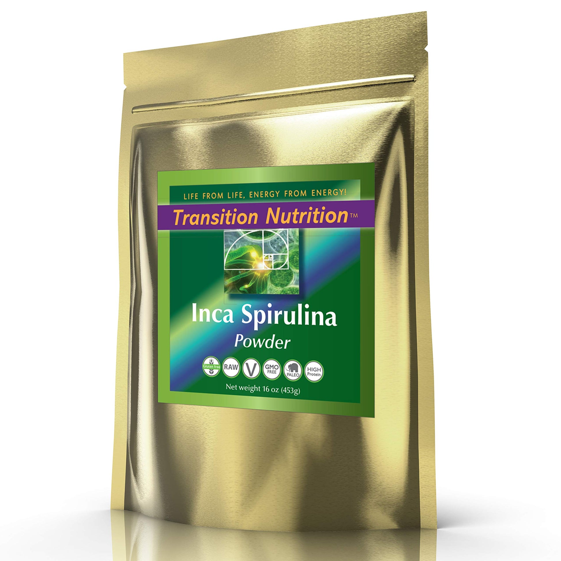Divine Organics Spirulina Powder 16 oz