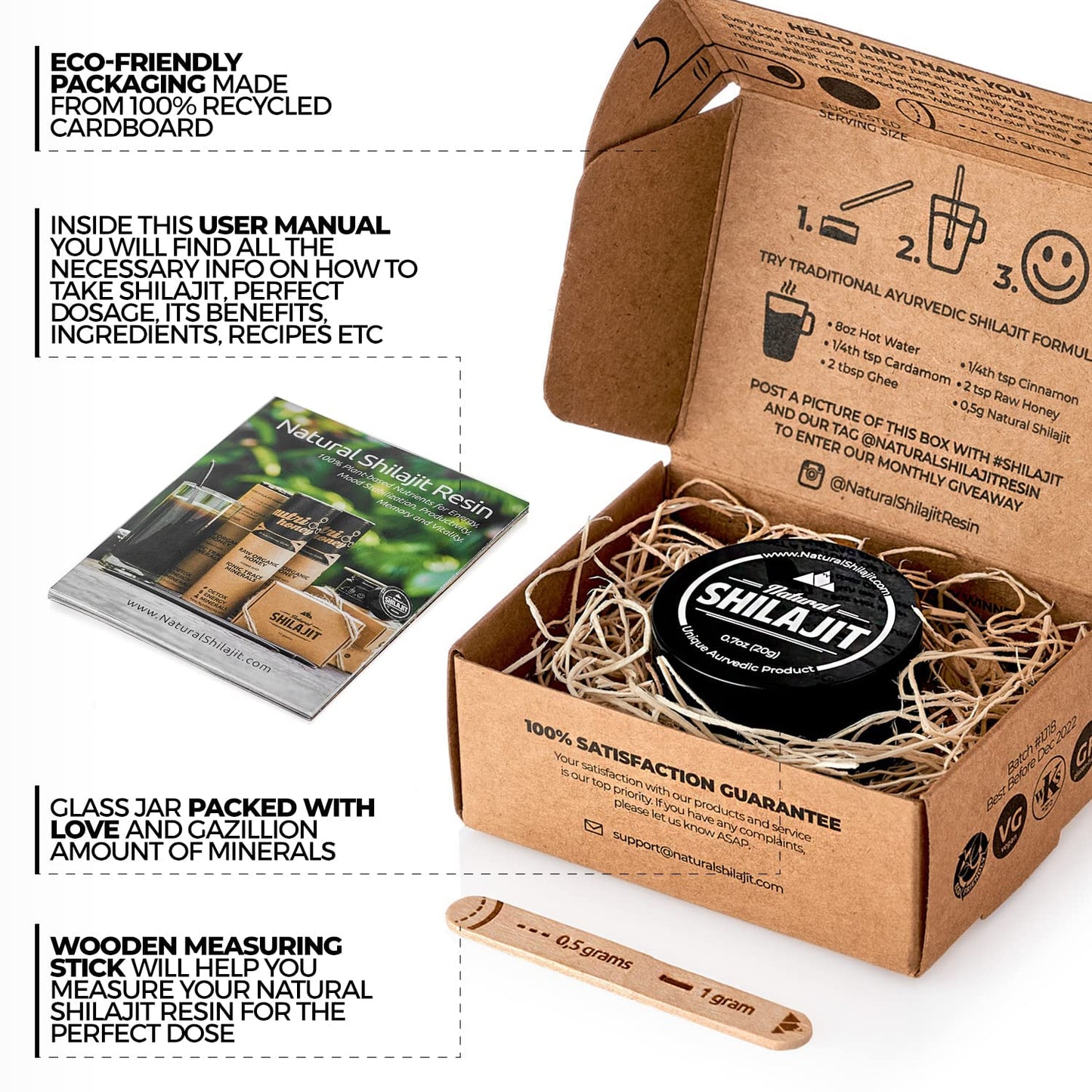 NATURAL SHILAJIT Shilajit Resin 20G
