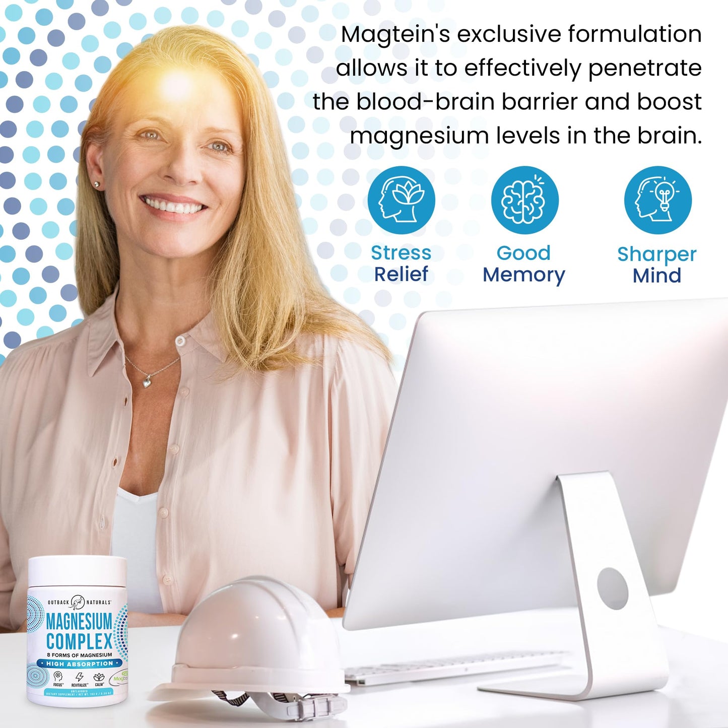 Outback Naturals Magnesium Complex Powder, 30 Servings