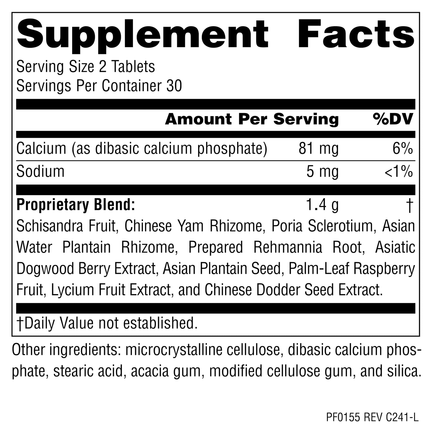 Planetary Herbals Schisandra Adrenal Complex 710mg with Yam Rhizome, Poria Sclerotium & More, 60 Tablets