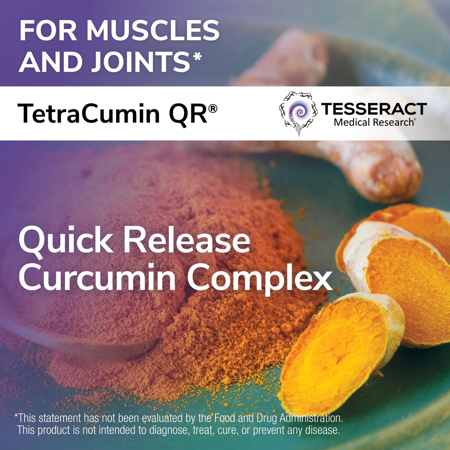 Tesseract Medical Research TetraCumin QR Joint Support Supplement Capsules 120