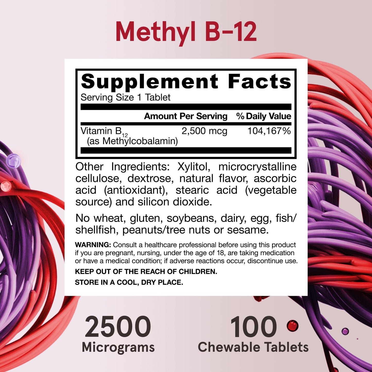 Jarrow Formulas Ultra Strength Methyl B-12 Chewable Lozenges 100