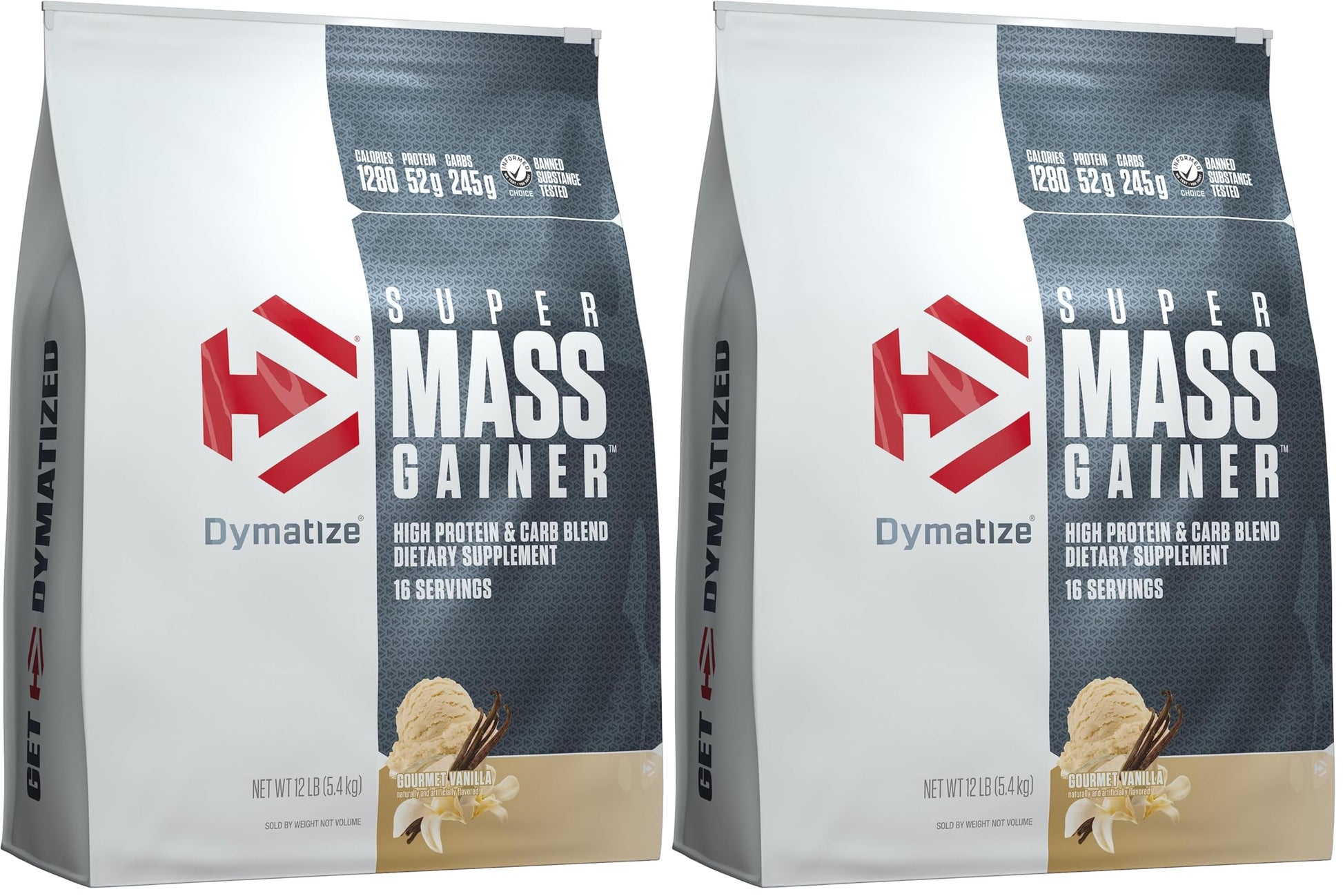 Dymatize Super Mass Gainer Protein Powder Gourmet Vanilla, 384