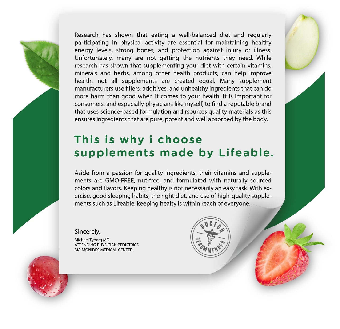 Lifeable Ashwagandha Gummies with Lemon Balm & Ginseng, 60 Count