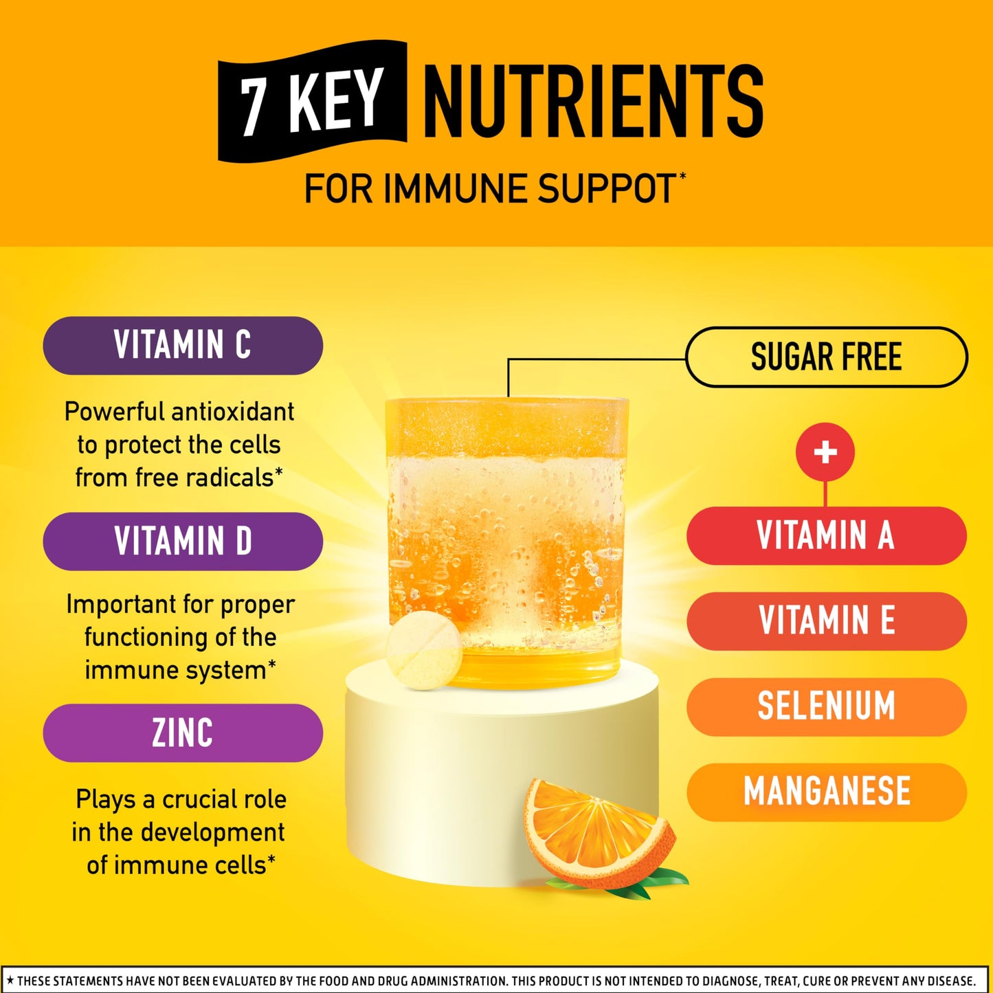 Airborne Vitamin C 1000mg Tablets 36 Count