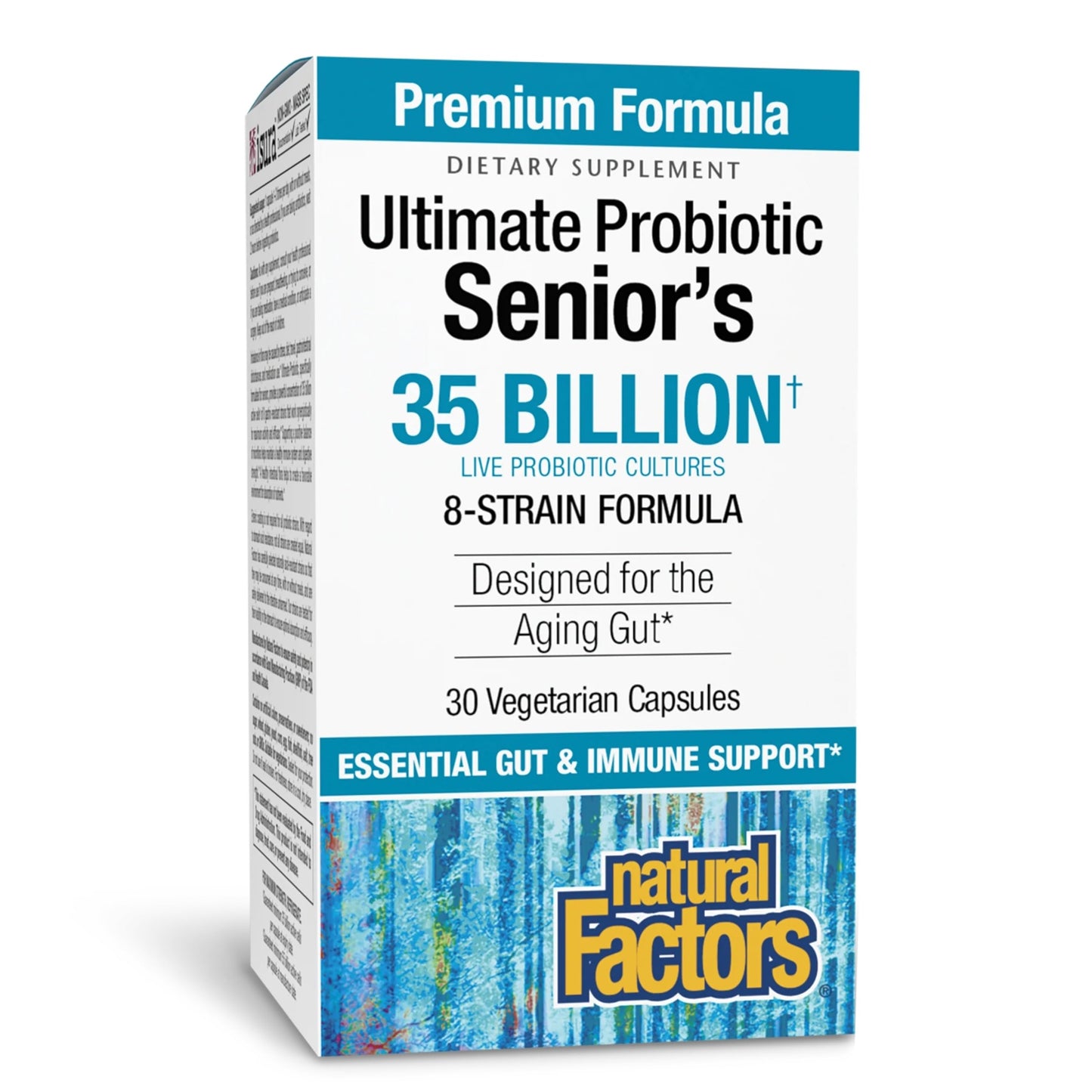 Natural Factors Ultimate Probiotic Senior's Capsules, 30 Count