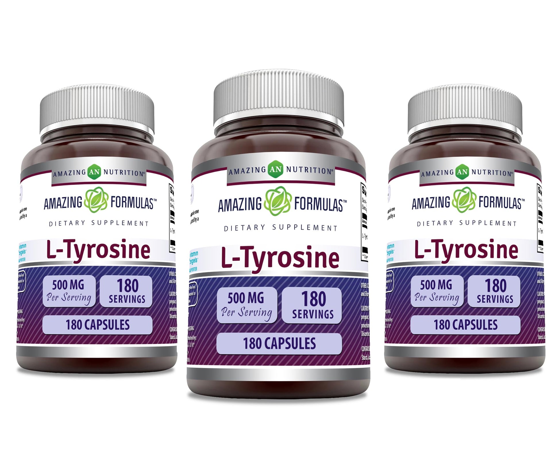 Amazing Nutrition L-Tyrosine 500 mg Capsule, 1 Count