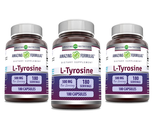 Amazing Nutrition L-Tyrosine 500 mg Capsule, 1 Count