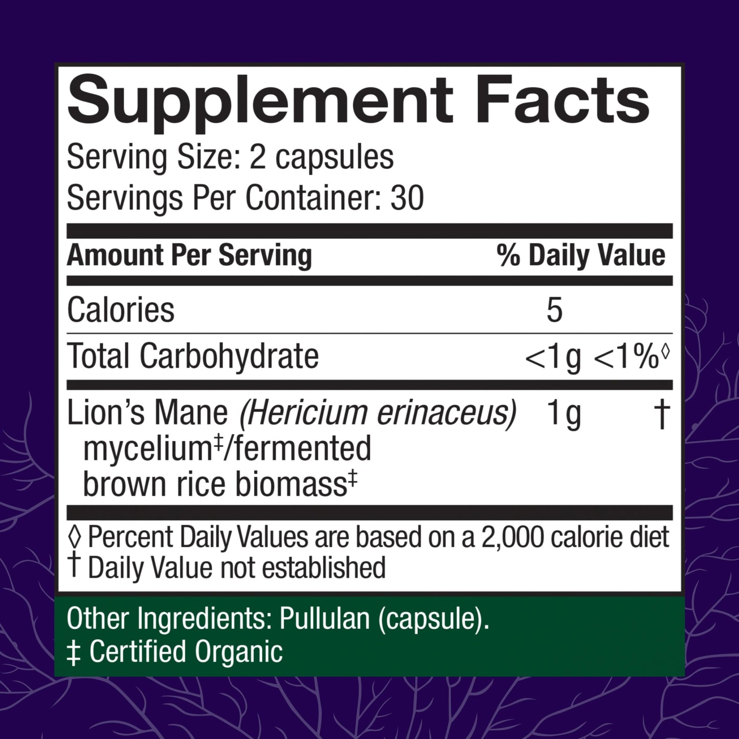 Host Defense Lion's Mane Mushroom Capsules for Brain Health Support, Focus & Memory Function, Immune & Nervous System Support, 60 Capsules