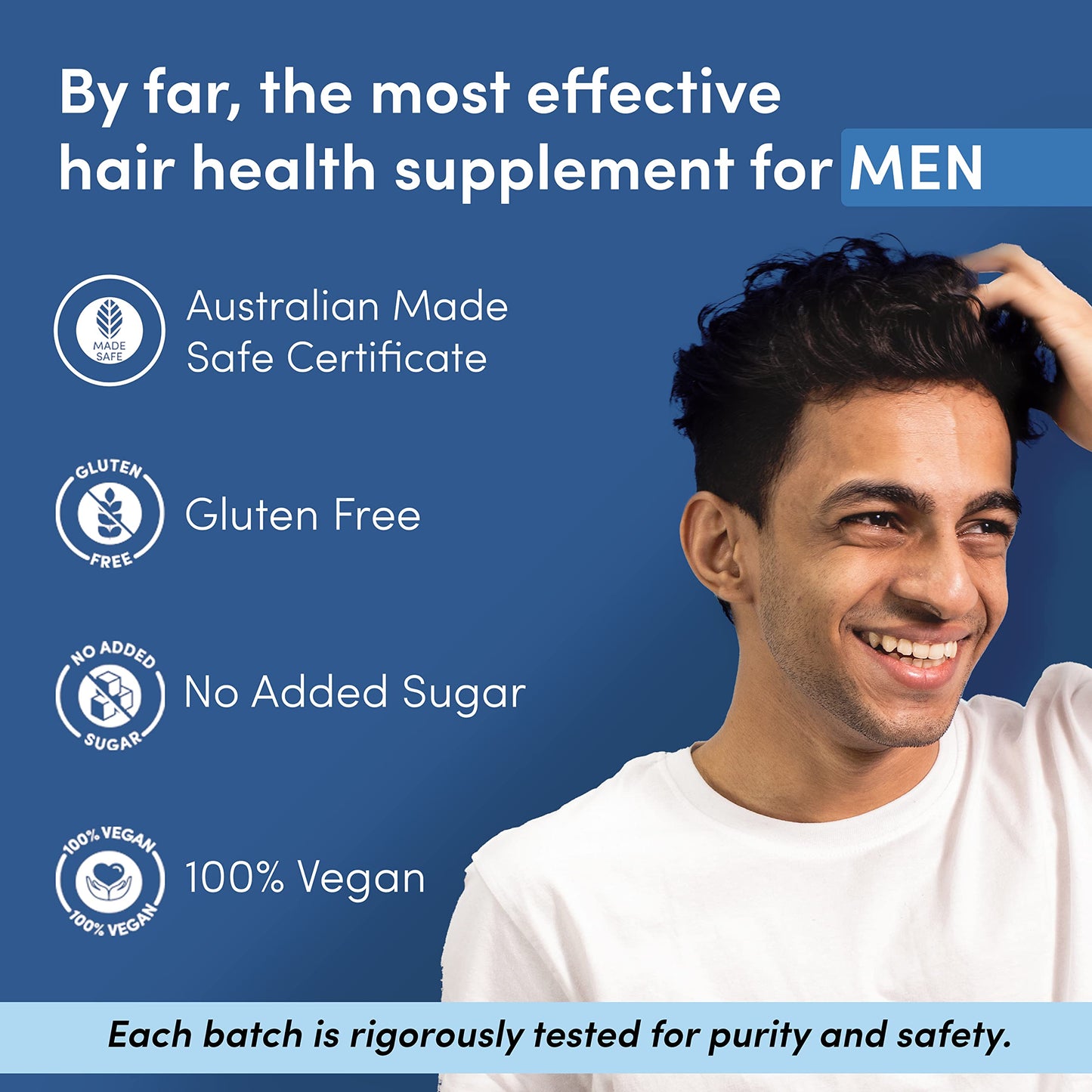 Man Matters Biotin Hair Gummies Gummy 60 Gummies