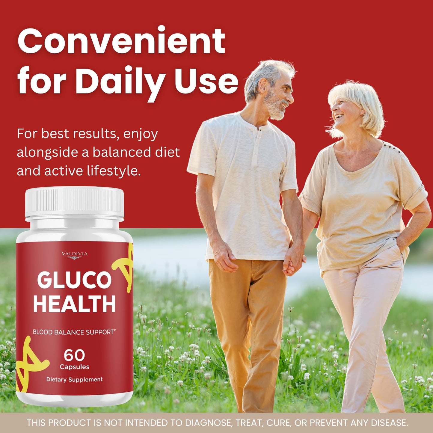 Valdivia GlucoHealth Capsules 300 Capsules