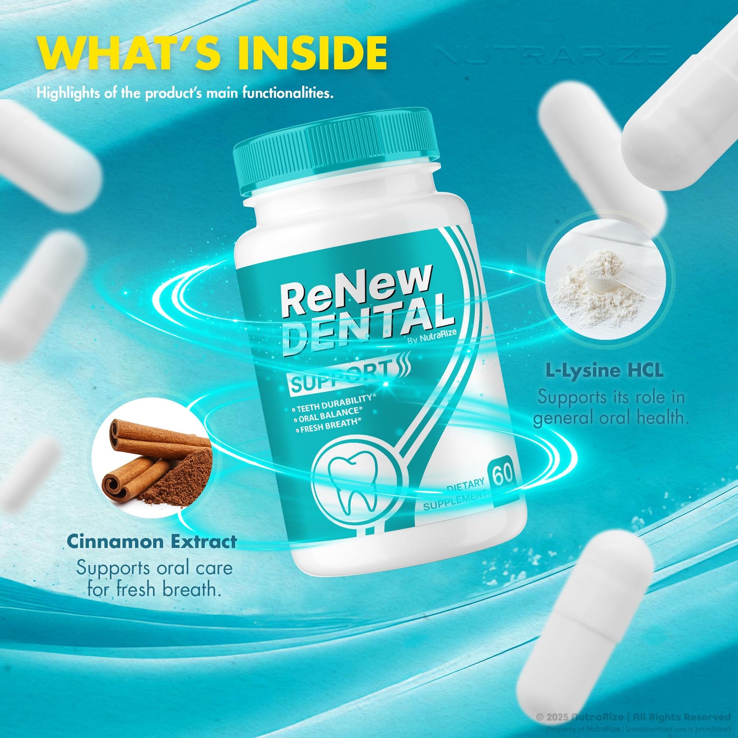 NutraRize Renew Dental Capsule 60 Count