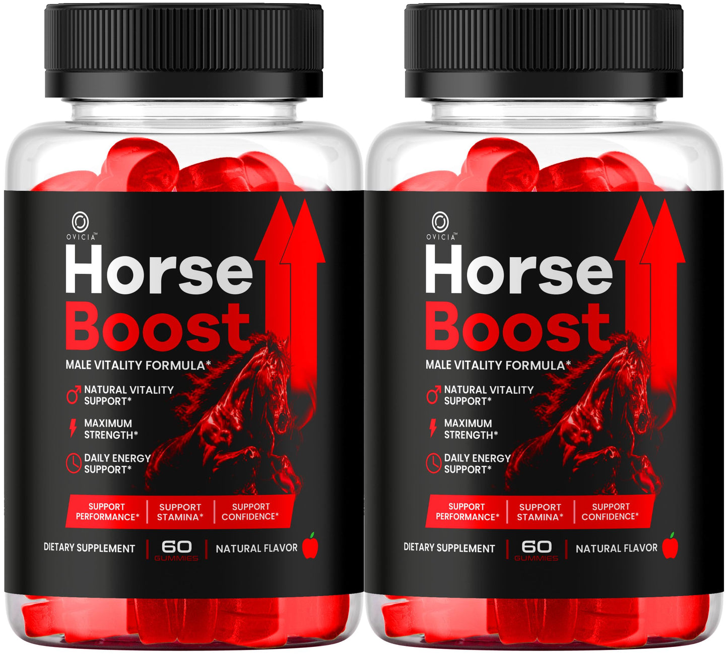 OVICIA Horse Boost Gummies 120 Gummies