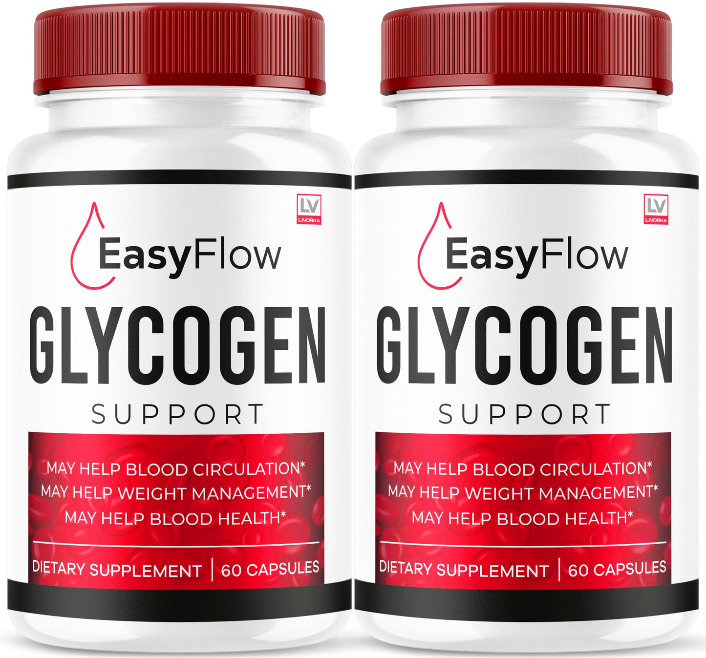 LIVORKA Easy Flow Glycogen Support Capsules 120