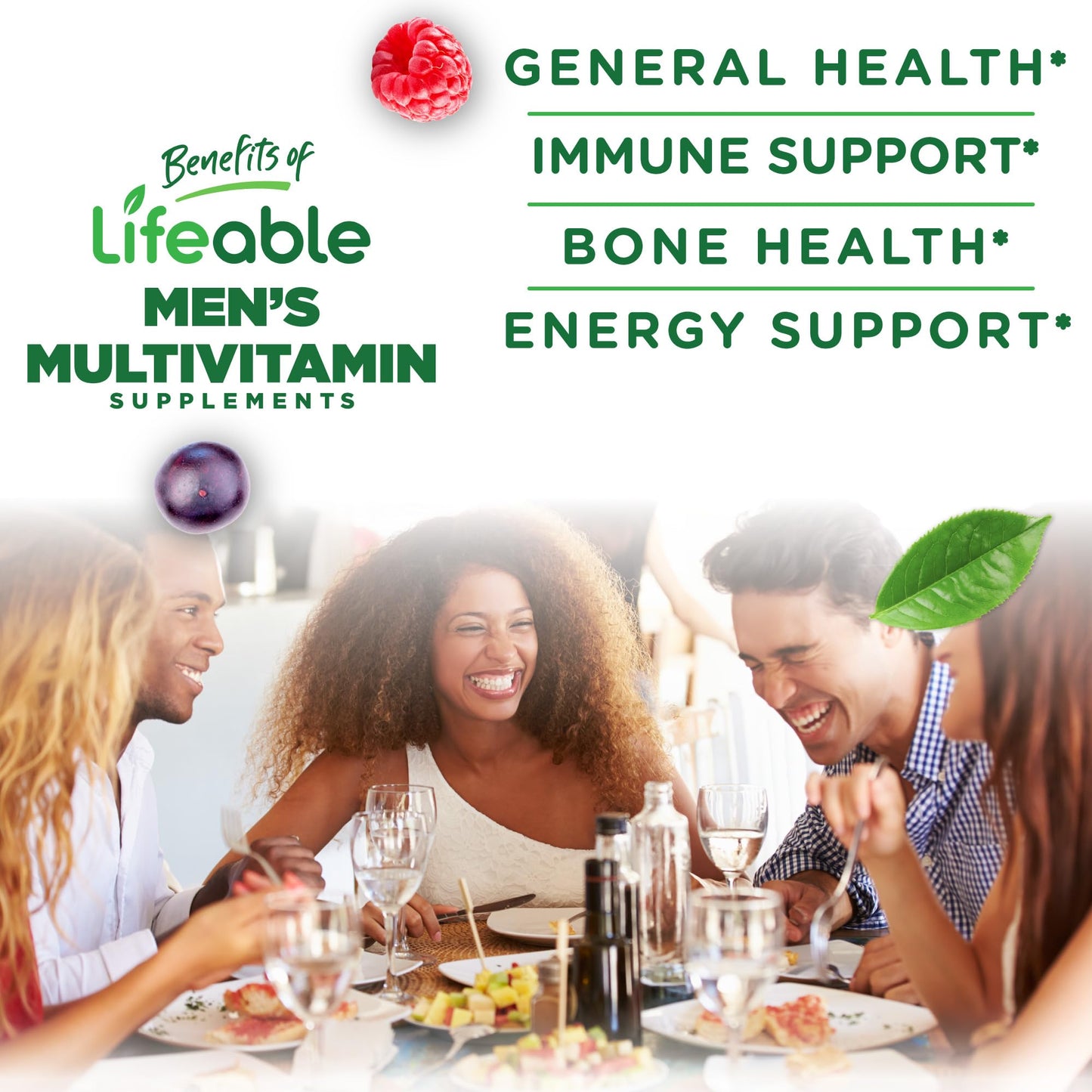Lifeable Multivitamin for Men Gummy 90 Count