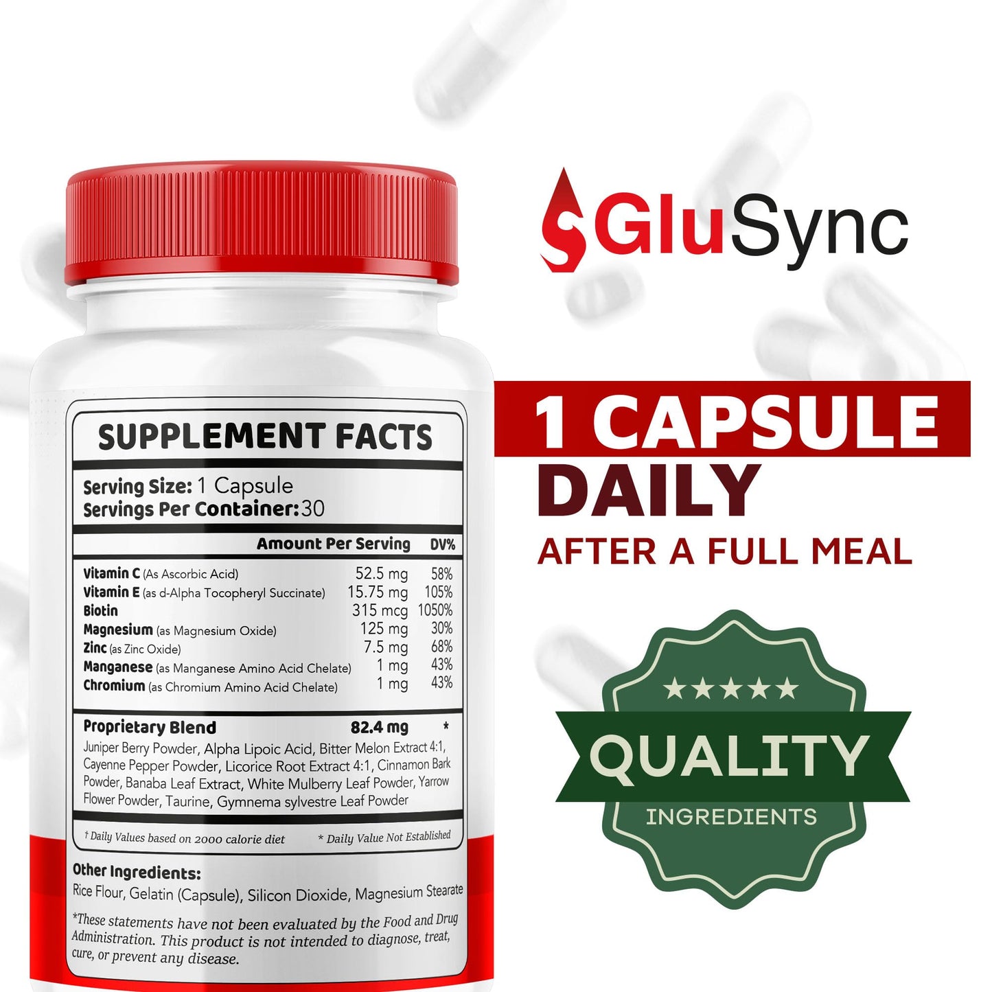 LIVORKA GluSync Balance Support Capsules 90 Count