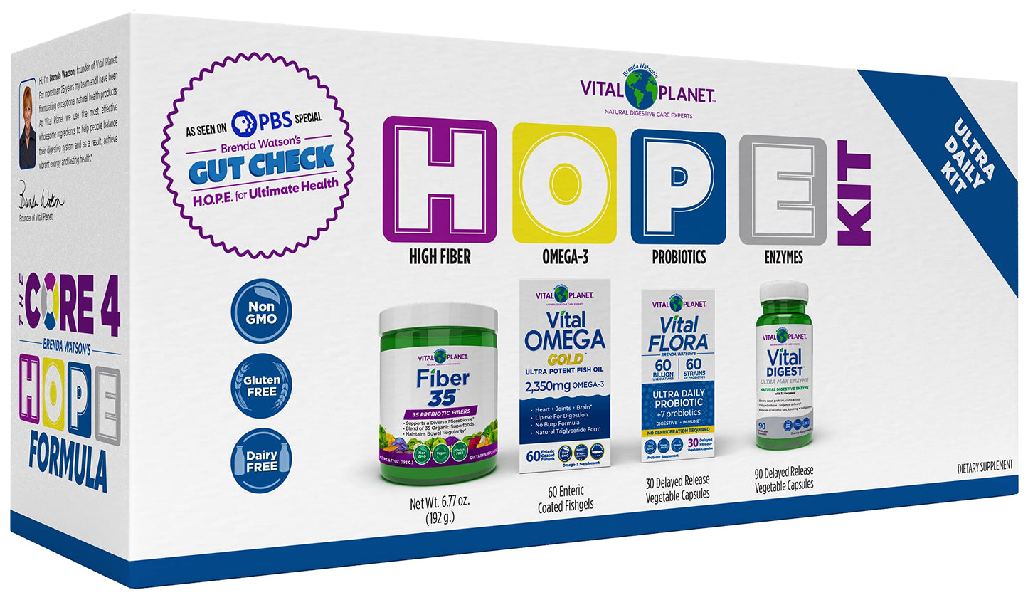 Vital Planet Gut Check Hope Formula Kit by Brenda Watson Capsule 1