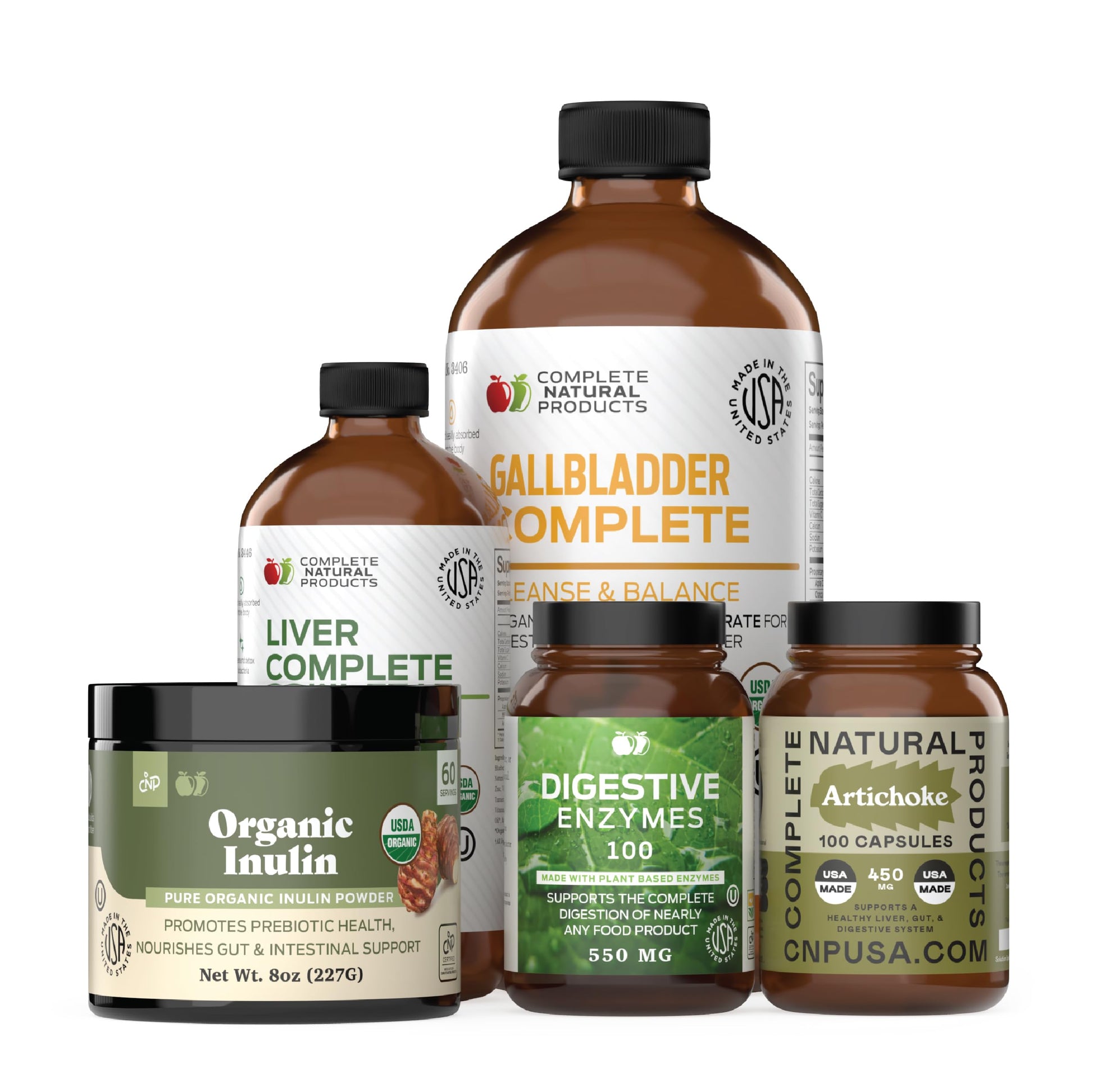 Complete Natural Products Digestion and Gut Health Detox and Cleanse Capsule, 5 Capsules