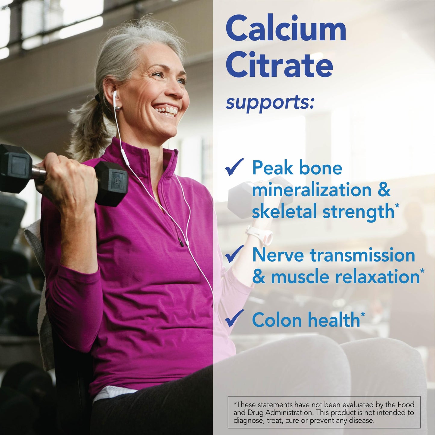 Patient One Calcium Citrate Plus Vitamin D3 Capsules, 90 Count