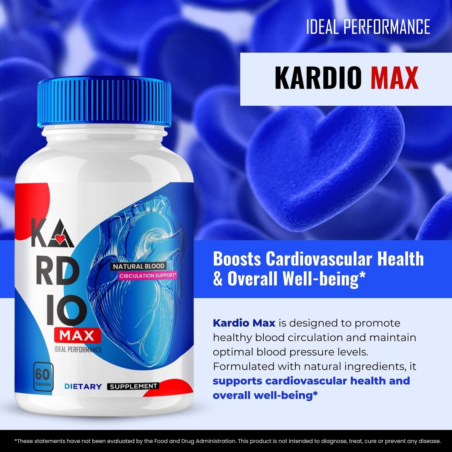 IDEAL PERFORMANCE Kardio Max Capsules 60 Capsules