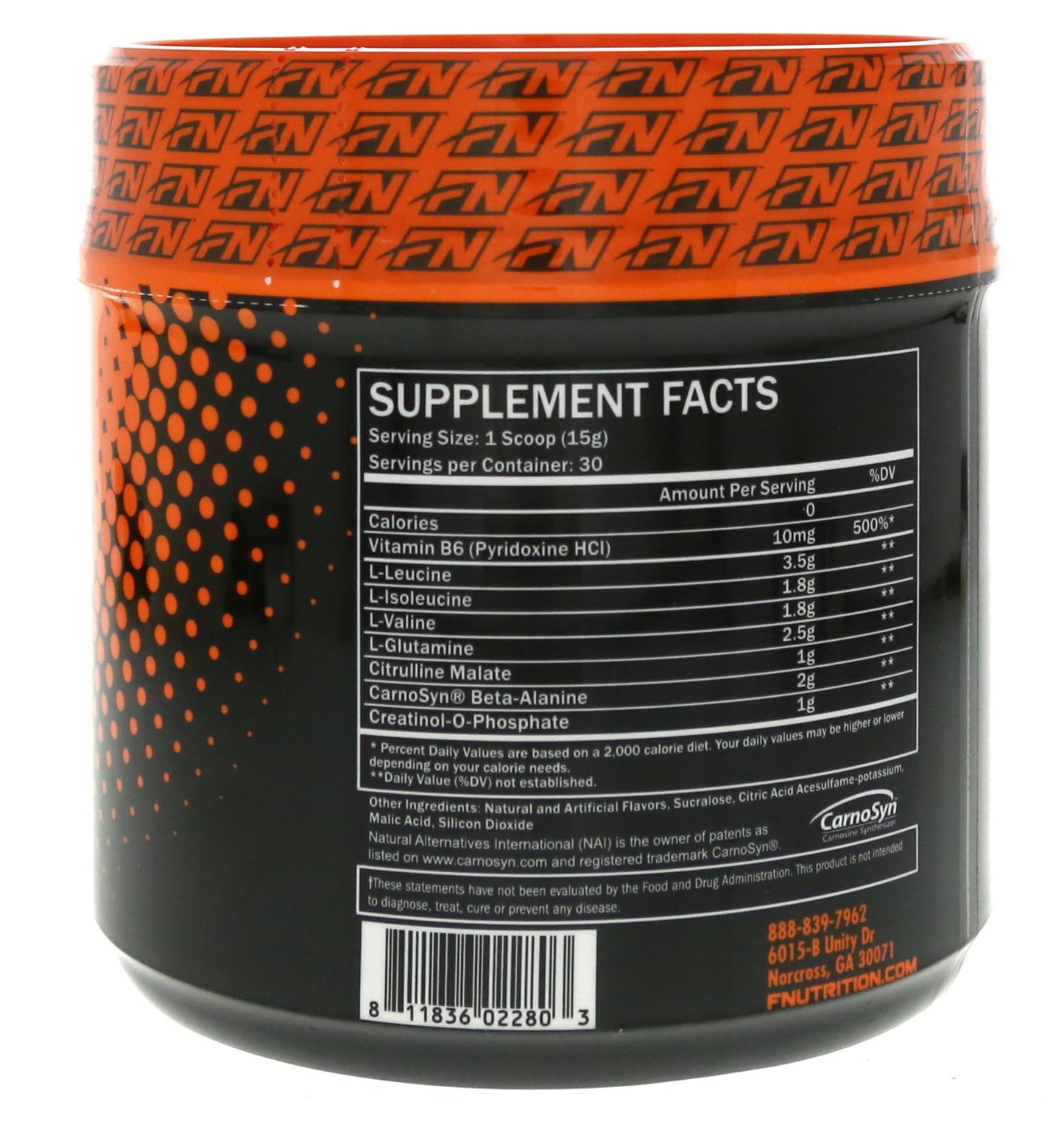Formutech Nutrition Endurance 2:1:1 BCAA + Train Harder & Longer Maximum Recovery Powder 15.3 Ounce