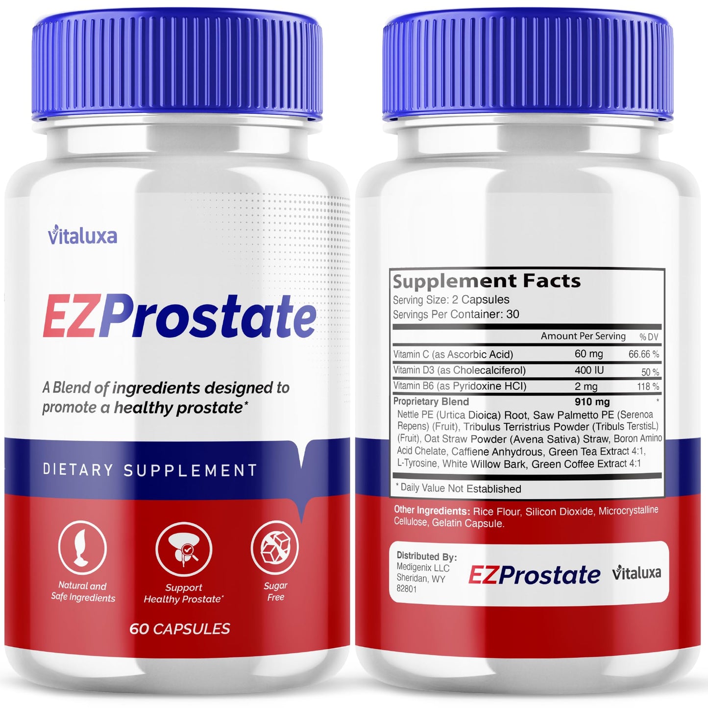 Vitaluxa EZ Prostate 120 Capsules