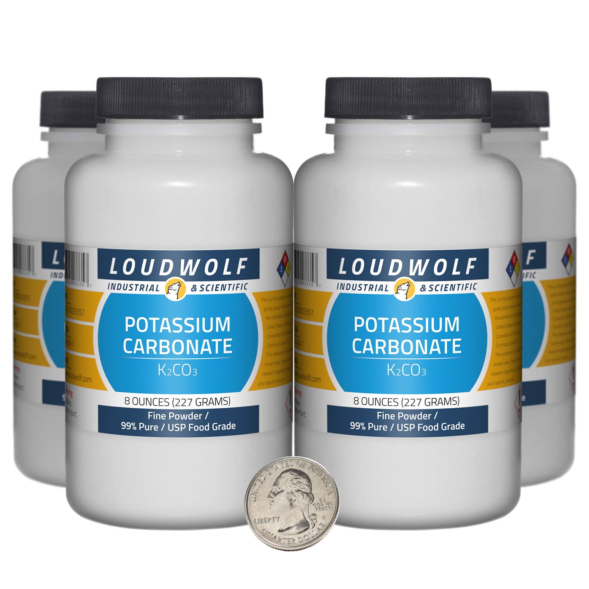Loudwolf Potassium Carbonate Powder, 32 oz