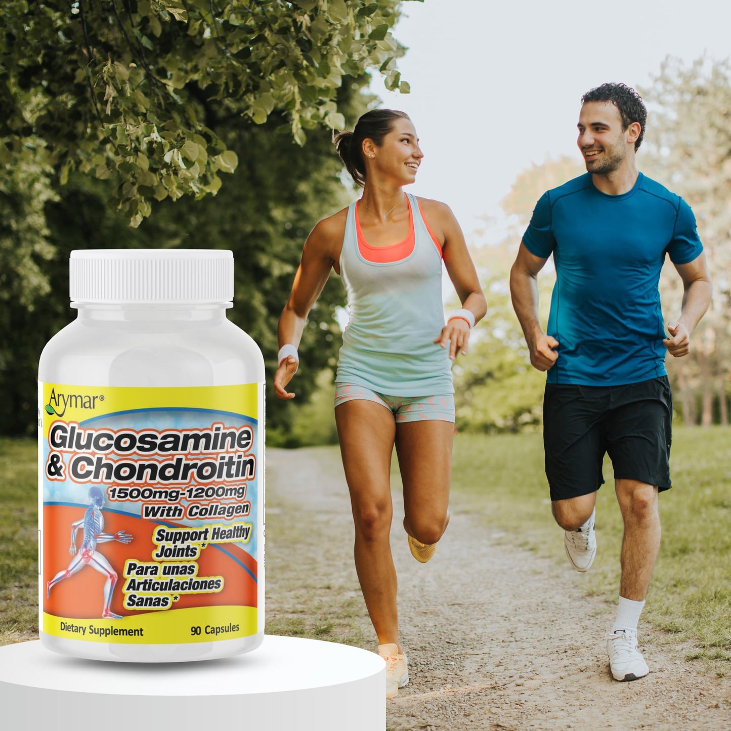 Arymar Glucosamine Chondroitin & Collagen Joint Support Formula 90 Capsules