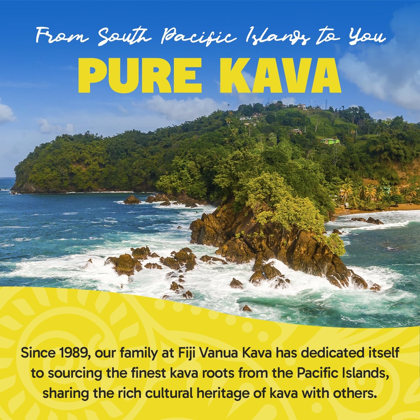 Fiji Vanua Kava Kava Root Powder, Powder, 8 oz
