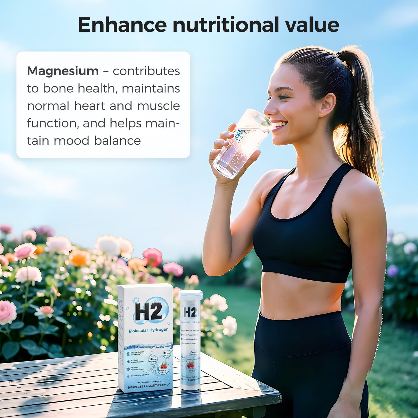 Hekeauo Hydrogen Water Tablets 60 Tablets