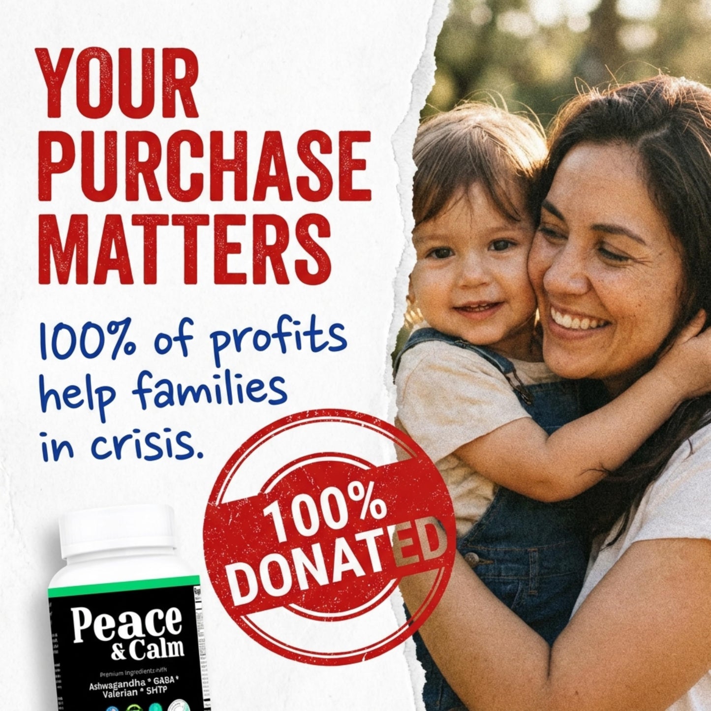 THIS LITTLE HOUSE OF MINE Peace and Calm Stress Support Supplement Tablet, 60 Count