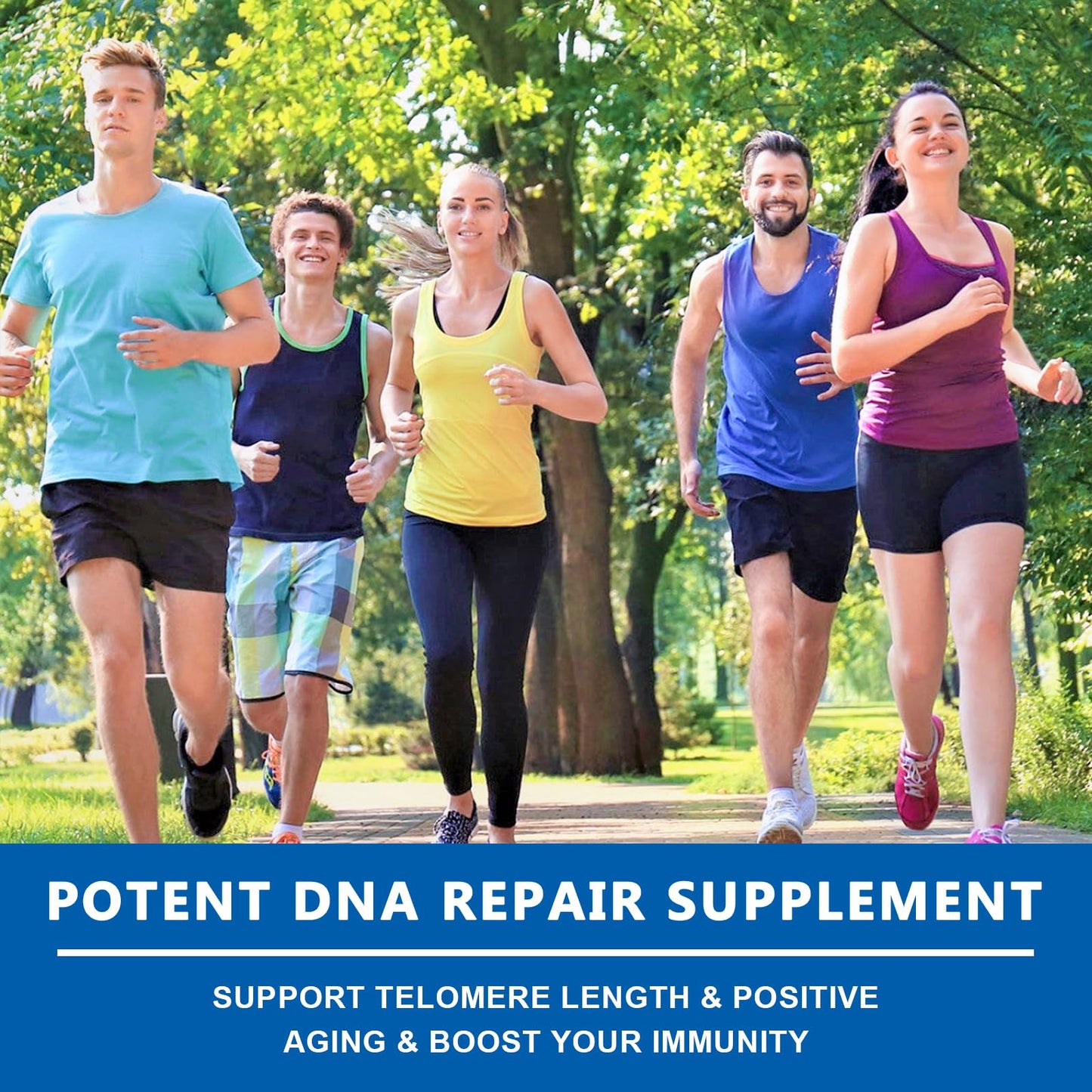 NICMIN Telomeres DNA Support - Anti Aging Supplement for DNA Repair, Cell Health & Stem Cell Support Max Absorption, 180 Capsules