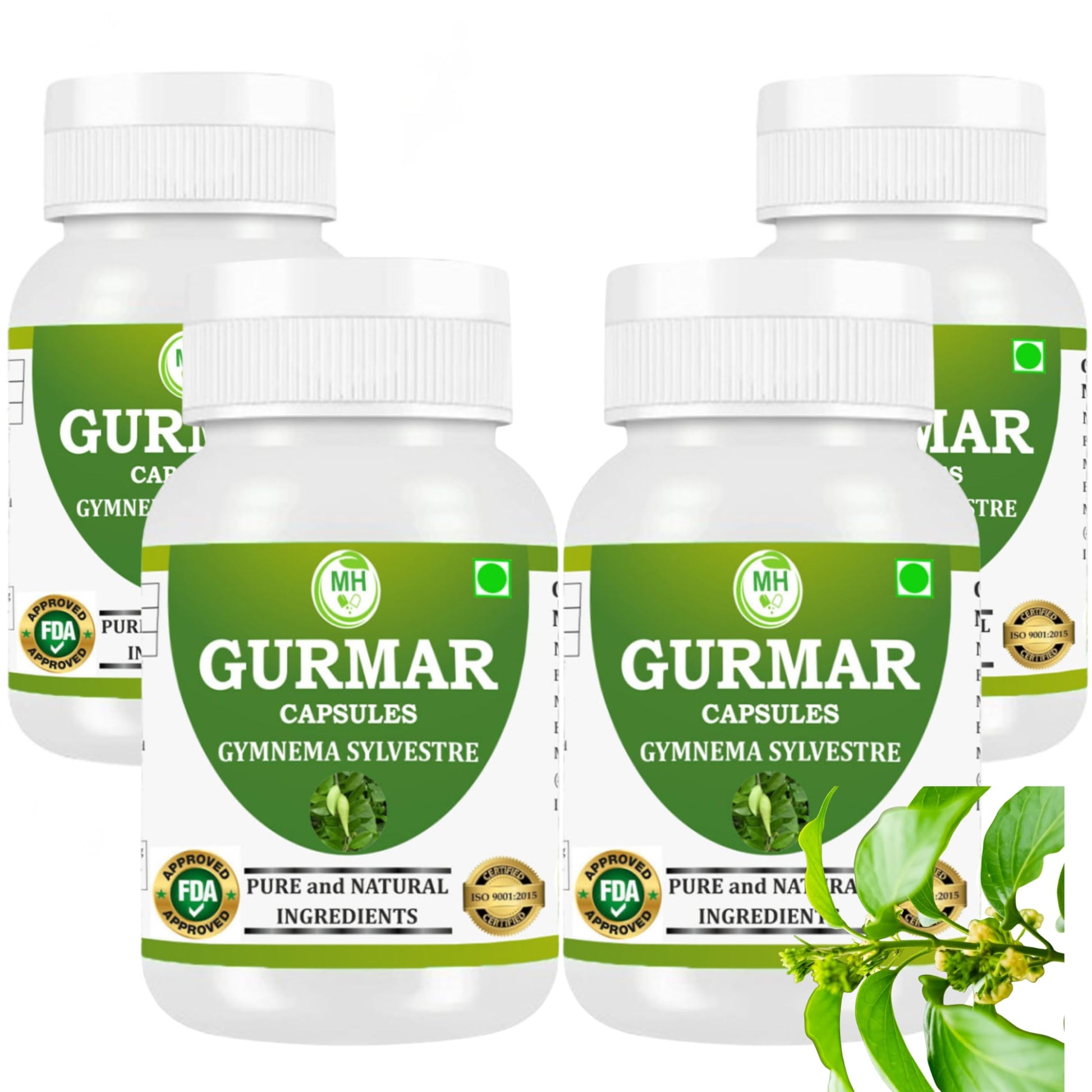 Generic Gurmar (Gymnema sylvestre) Capsules 500mg, 240 Capsules