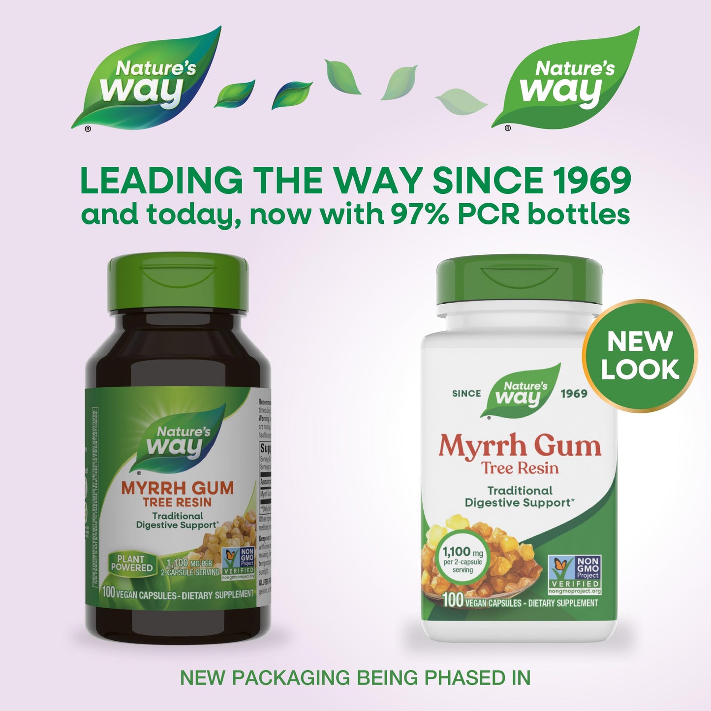 Nature's Way Myrrh Gum Tree Resin Capsules 100 Capsules