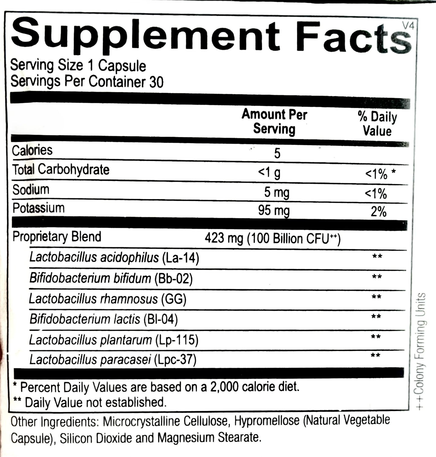 Ortho Molecular Products Ortho Biotic 100 Billion CFU 30 Capsules