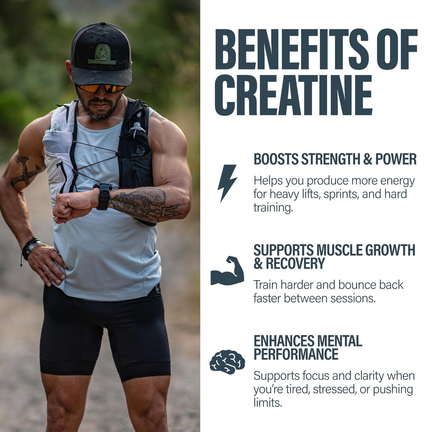 BUBS Naturals Boost Creatine Monohydrate Powder 15.9 oz