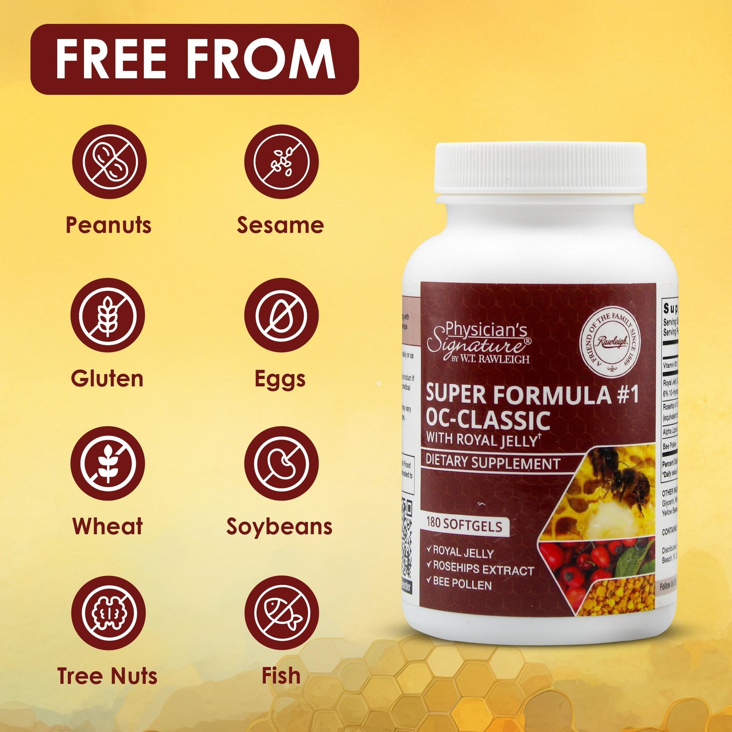 Rawleigh Super Formula No. 1 OC Classic Softgels, 180 Count