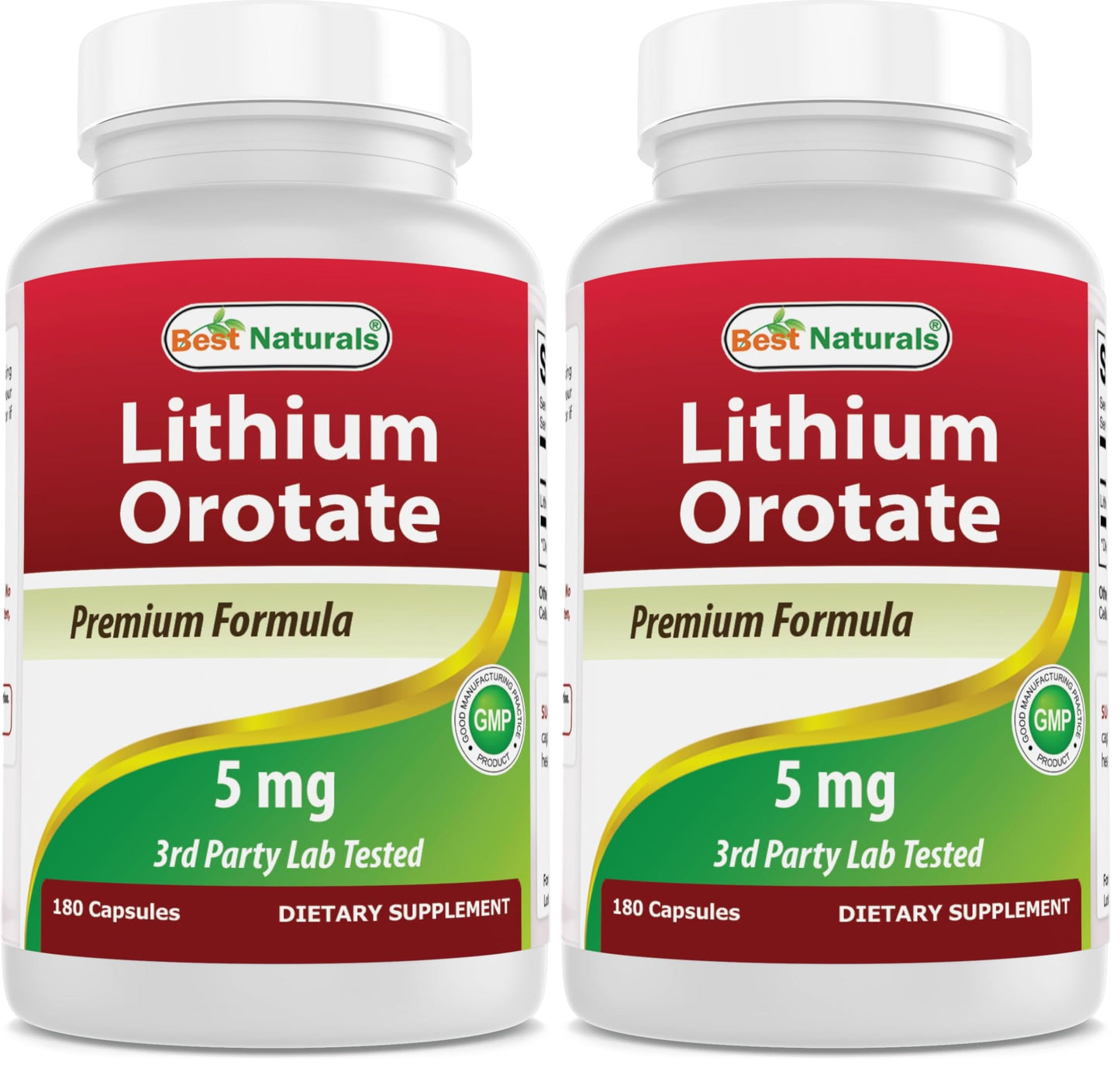 Best Naturals Lithium Ootate 5 mg 360 Capsules