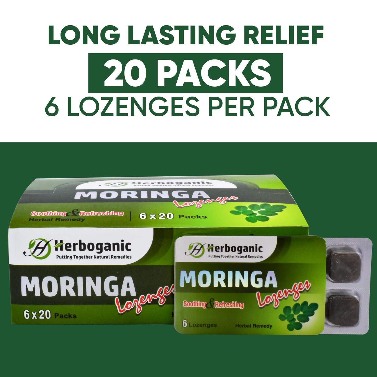 HERBOGANIC Moringa Lozenges Tablet 120