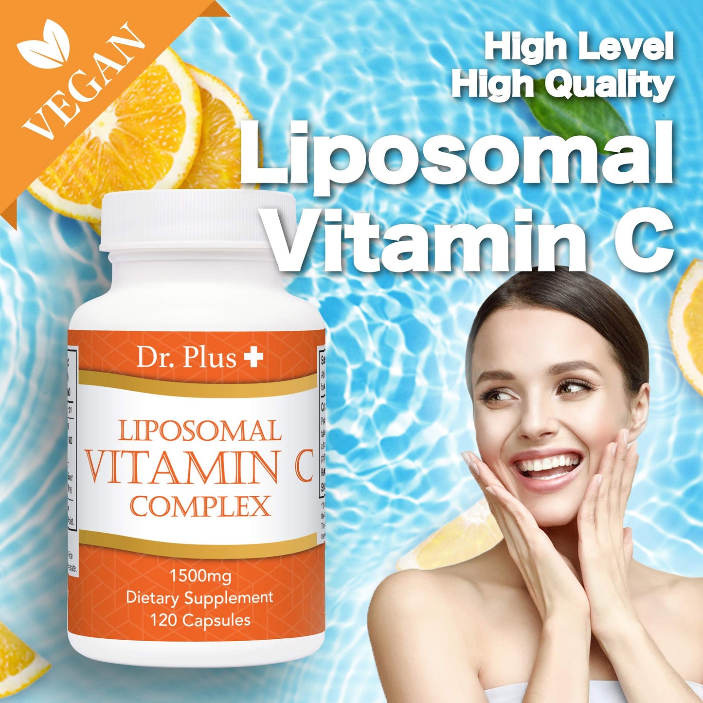 Dr.Plus + Liposomal Vitamin C Complex 1500mg Capsule, 180 Capsules